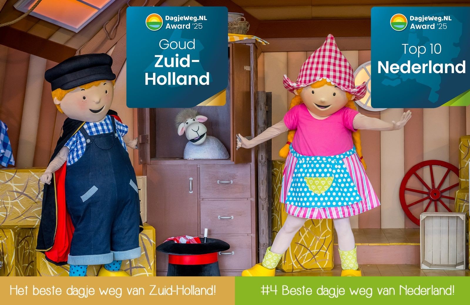 Avonturenboerderij Molenwaard uitgeroepen tot Beste DagjeWeg van Zuid-Holland