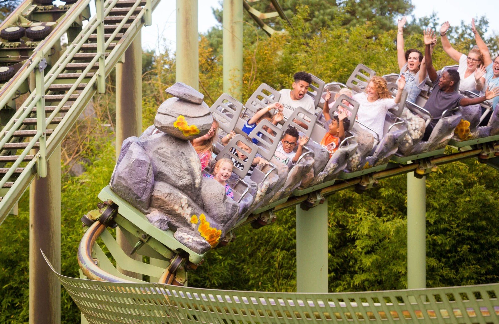 Foto donderstenen attractie