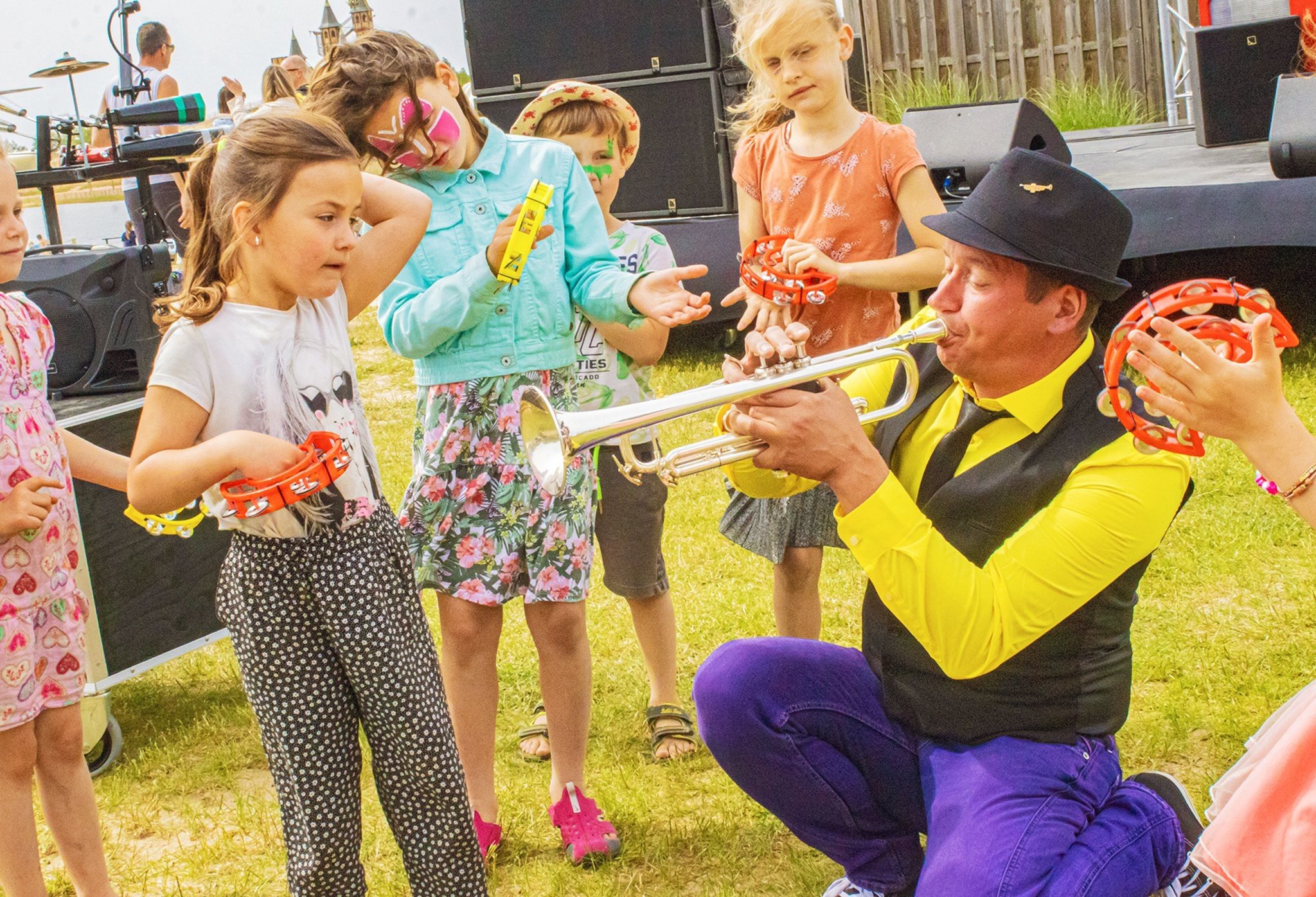 Lieverlente trompetist