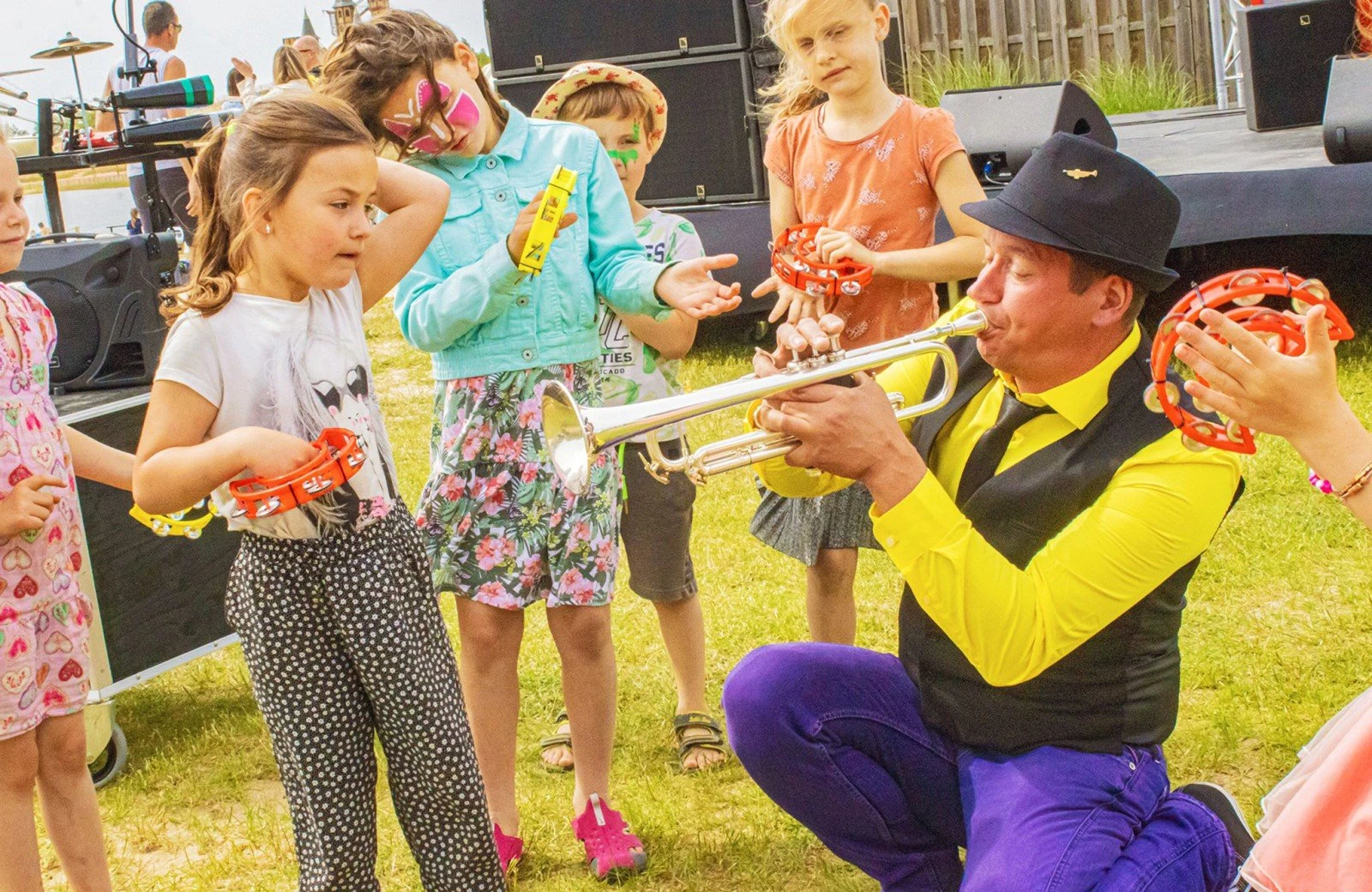 Lieverlente trompetist