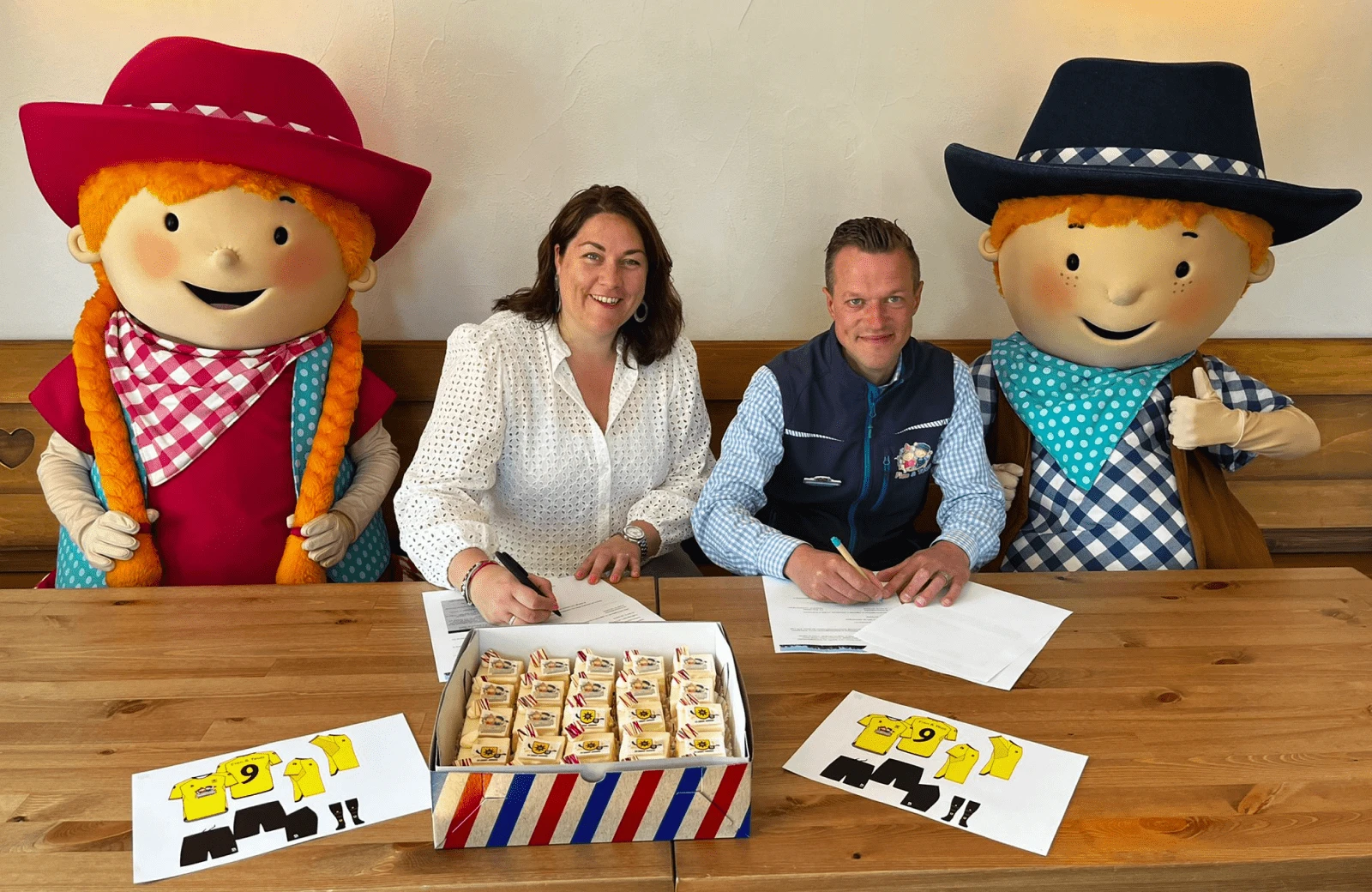 samenwerking voetbal tenue