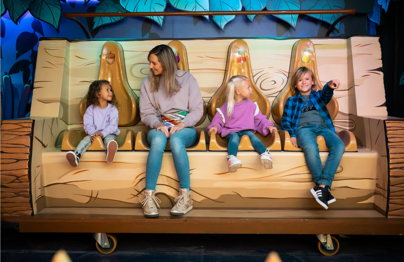 Plopsa station antwerpsmurfen